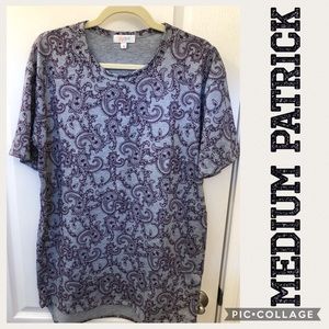 EUC LulaRoe Medium Patrick Tee (Unisex)